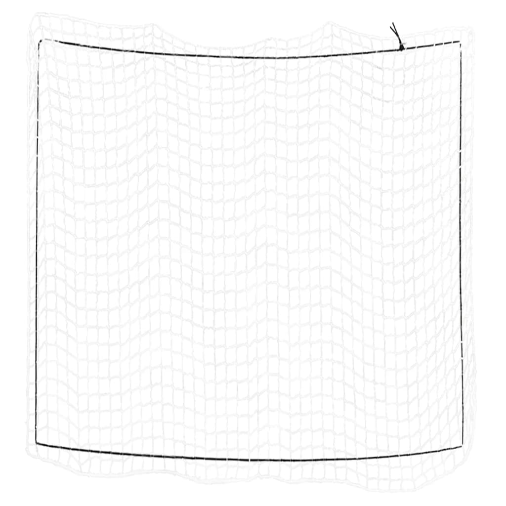 Corde élastique du réseau de bande-annonce Vidaxl 3x3 m blanc en polypropène