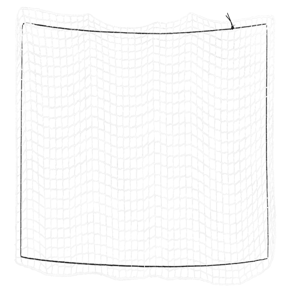 Corde élastique du réseau de bande-annonce Vidaxl 4x4 m blanc en polypropène