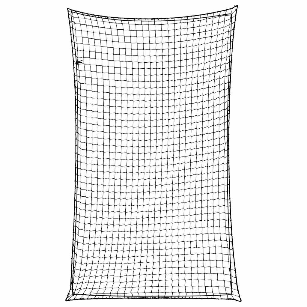 Corde élastique du réseau de bande-annonce Vidaxl 2.1x1.25 m Black en polypropène
