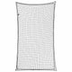 Corde élastique du réseau de bande-annonce Vidaxl 2.1x1.25 m Black en polypropène