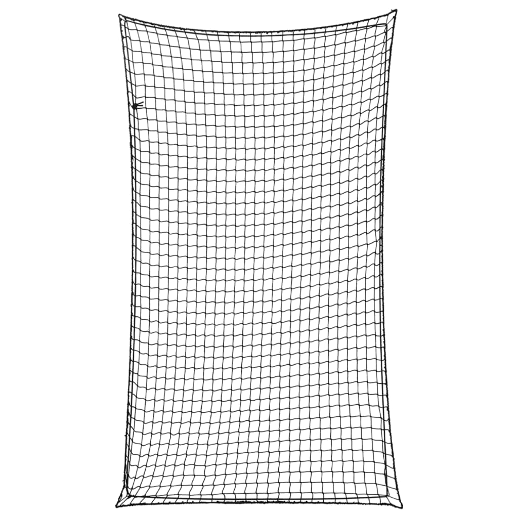 Corde élastique du réseau de bande-annonce Vidaxl 3,5x2 m Black en polypropène