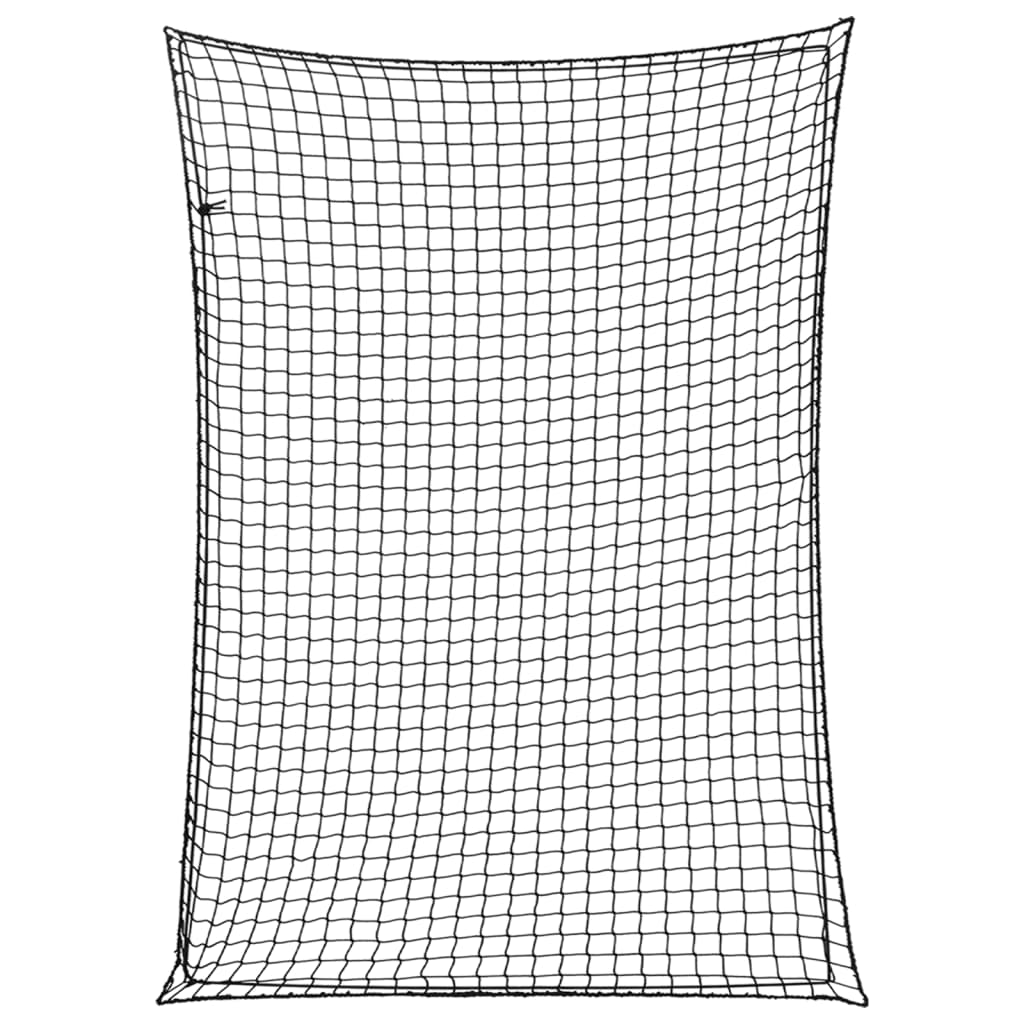 Corde élastique du réseau de bande-annonce Vidaxl 3,5x2,5 m Black en polypropène