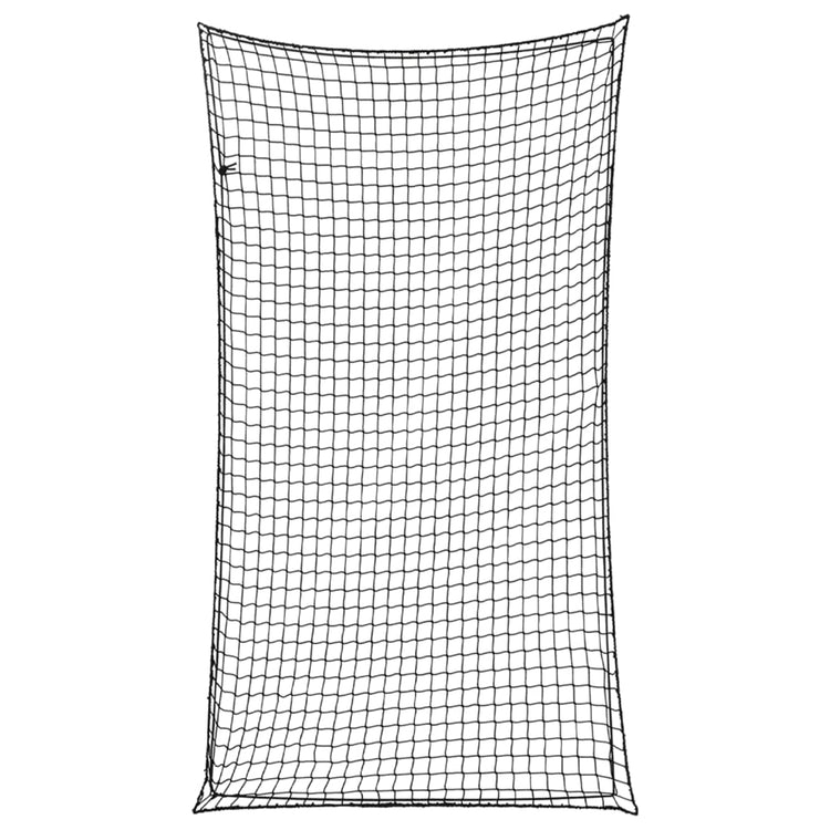 Corde élastique du réseau de remorque Vidaxl 4,5x2,5 m Black en polypropène