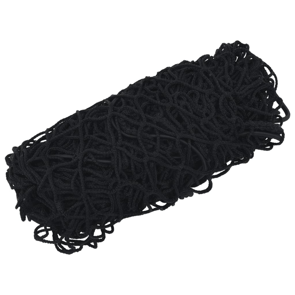 Corde élastique du réseau de remorque Vidaxl 4,5x2,5 m Black en polypropène