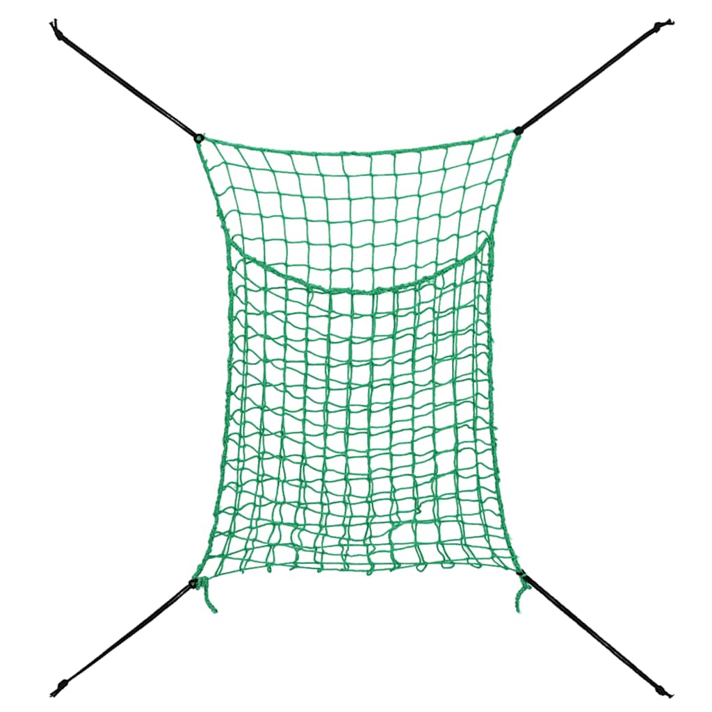 Vidaxl hooinets 2 pcs 90x60 cm vert polypropène rectangulaire