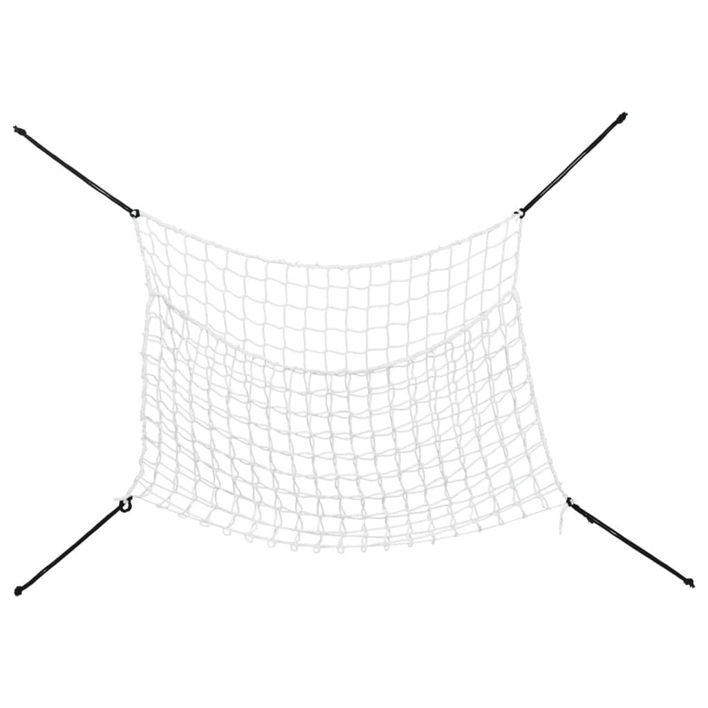 Vidaxl hooinets 2 pcs 90x60 cm en polypropène rectangulaire blanc