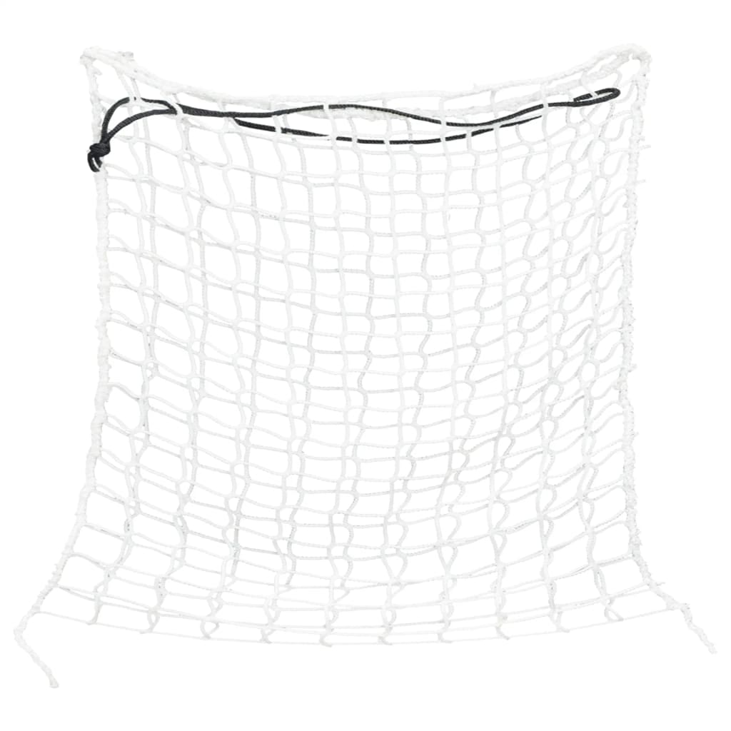 Vidaxl hooinets 2 st 75x75 cm carré en polypropène blanc