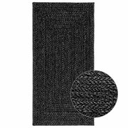 Vidaxl Rug Zizur à l'intérieur et à l'extérieur 60x110 cm Jute Look Anthracite - afbeelding 1