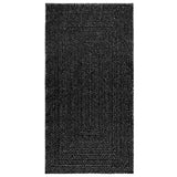 Vidaxl tapis zizur à l'intérieur et à l'extérieur de 80x150 cm de jute look anthracite - afbeelding 3