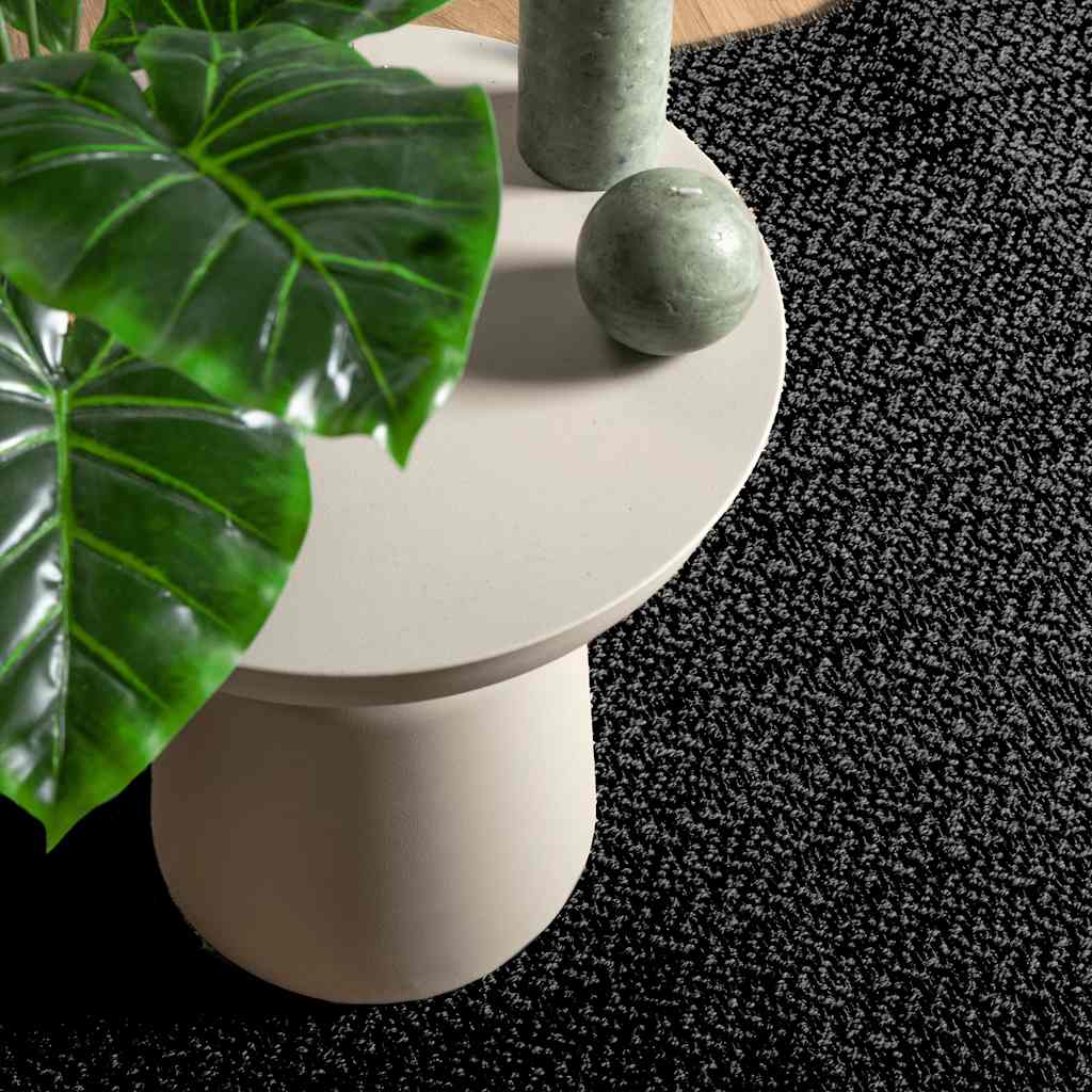 Vidaxl tapis zizur à l'intérieur et à l'extérieur de 80x200 cm de jute look anthracite