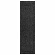 Vidaxl tapis zizur à l'intérieur et à l'extérieur de 80x250 cm de jute look anthracite - afbeelding 3