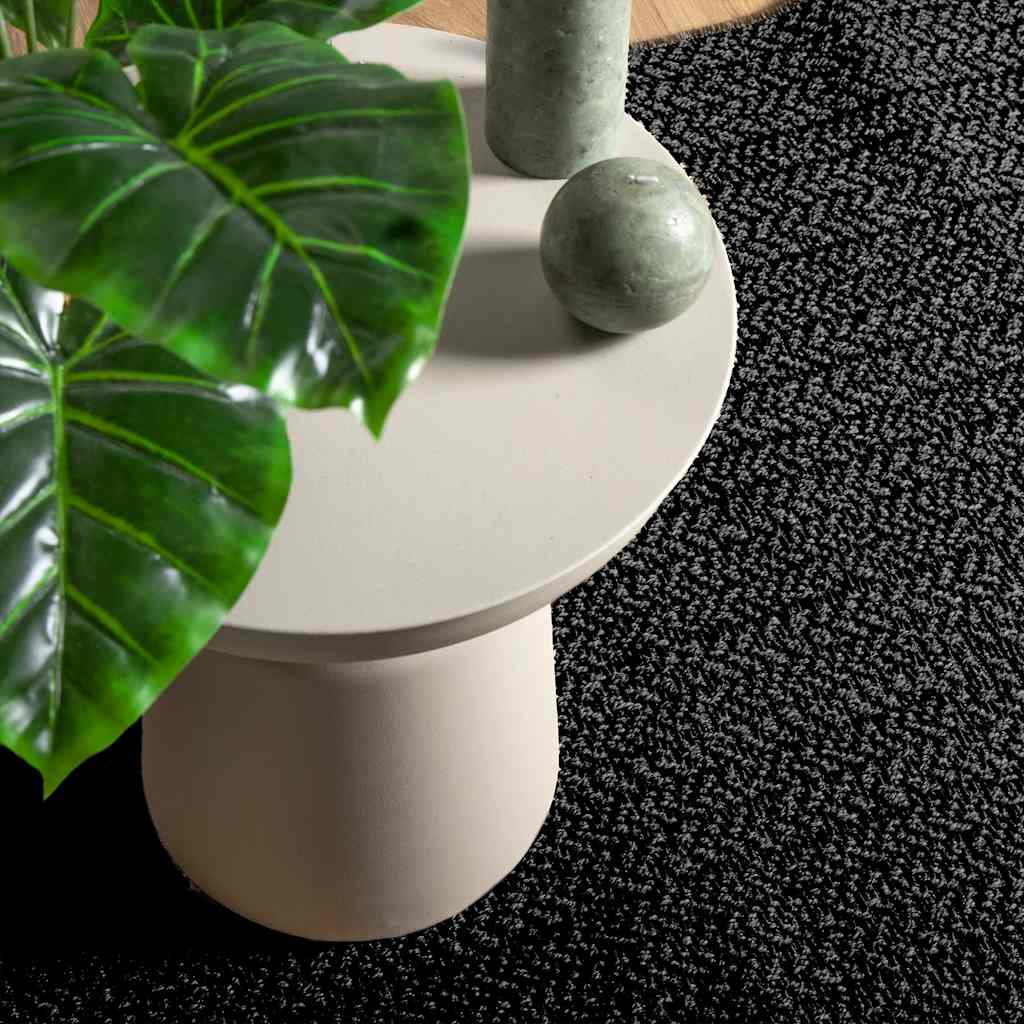 Vidaxl tapis zizur à l'intérieur et à l'extérieur de 80x250 cm de jute look anthracite