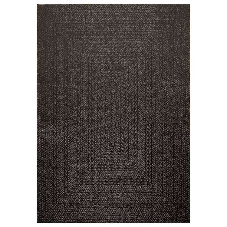 Vidaxl tapis zizur à l'intérieur et à l'extérieur 160x230 cm de jute Anthracite