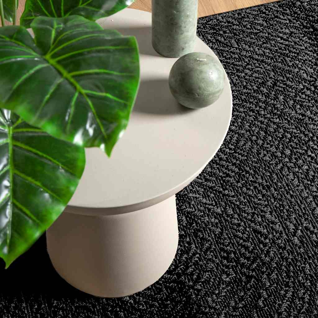 Vidaxl tapis zizur à l'intérieur et à l'extérieur de 80x150 cm de jute look anthracite