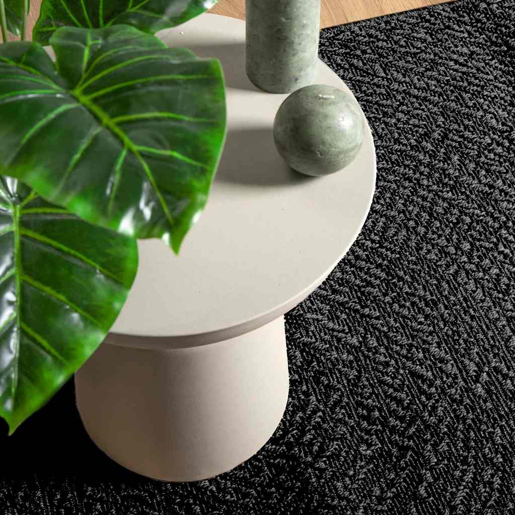 Vidaxl tapis zizur à l'intérieur et à l'extérieur de 80x200 cm de jute look anthracite