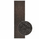 Vidaxl tapis zizur à l'intérieur et à l'extérieur de 80x250 cm de jute look anthracite