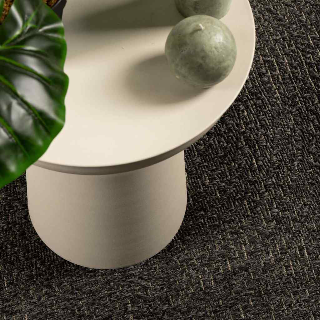 Vidaxl tapis zizur à l'intérieur et à l'extérieur 160x230 cm de jute Anthracite