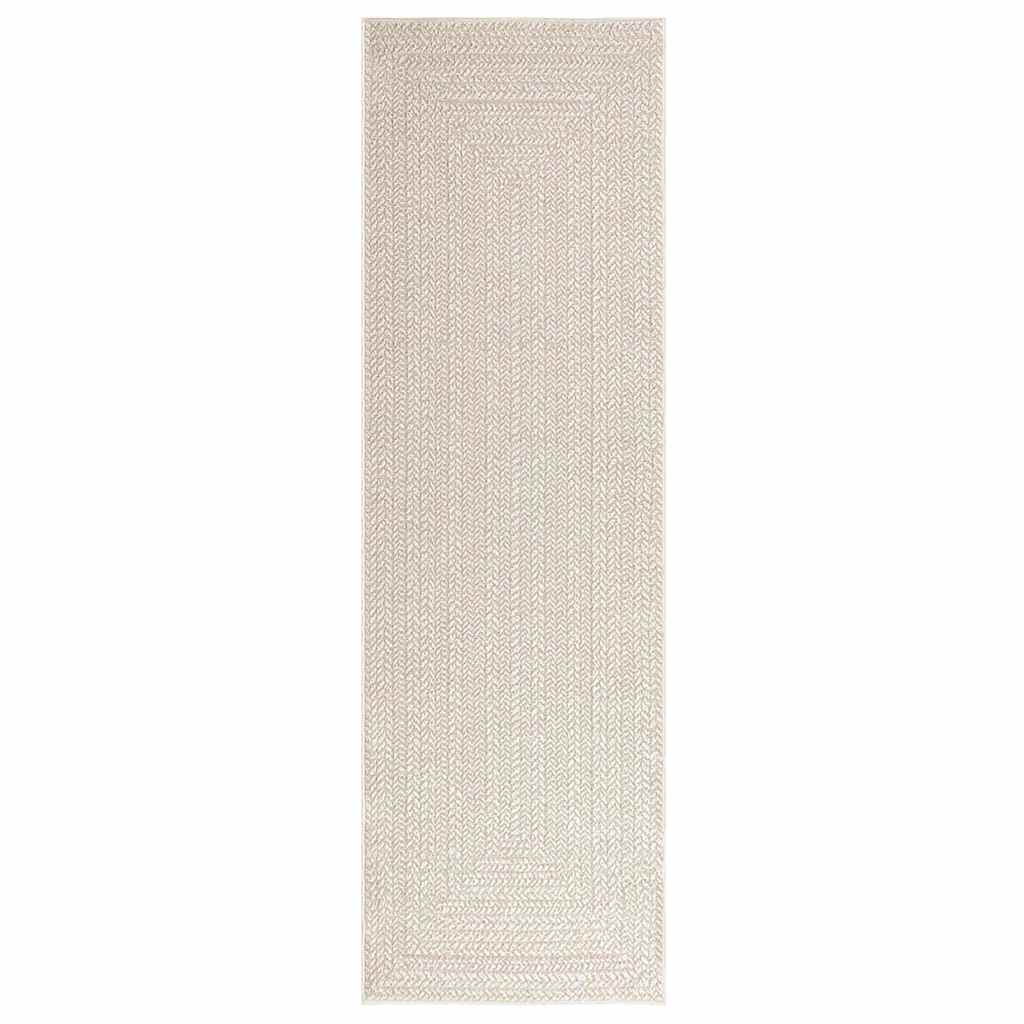 Vidaxl tapis zizur salle à l'intérieur et à l'extérieur de 80x250 cm de jute