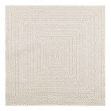 Vidaxl tapis zizur salle à l'intérieur et à l'extérieur de 120x120 cm de jute - afbeelding 3