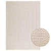 Vidaxl tapis zizur salle à l'intérieur et à l'extérieur de 120x170 cm de jute de jute