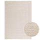 Vidaxl tapis zizur salle à l'intérieur et à l'extérieur de 120x170 cm de jute de jute