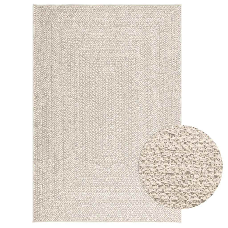 Vidaxl tapis zizur salle à l'intérieur et à l'extérieur de 140x200 cm de jute