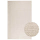 Vidaxl tapis zizur salle à l'intérieur et à l'extérieur de 160x230 cm de jute