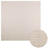 Vidaxl tapis zizur salle à l'intérieur et à l'extérieur de 200x200 cm de jute - afbeelding 1