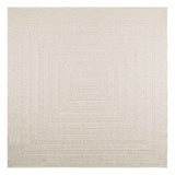 Vidaxl tapis zizur salle à l'intérieur et à l'extérieur de 200x200 cm de jute - afbeelding 3