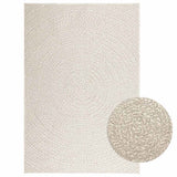 Vidaxl tapis zizur salle à l'intérieur et à l'extérieur de 120x170 cm de jute de jute - afbeelding 1