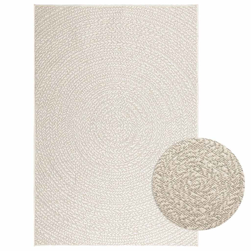 Vidaxl tapis zizur salle à l'intérieur et à l'extérieur de 120x170 cm de jute de jute