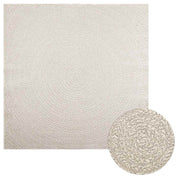 Vidaxl tapis zizur salle à l'intérieur et à l'extérieur de 200x200 cm de jute - afbeelding 1