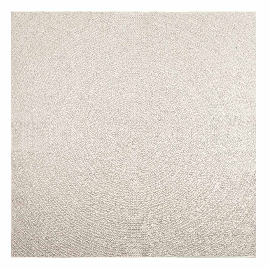Vidaxl tapis zizur salle à l'intérieur et à l'extérieur de 200x200 cm de jute