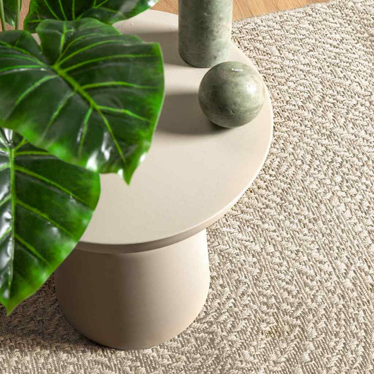 VidaXL tapis zizur crème intérieur et extérieur 200x290 cm aspect jute
