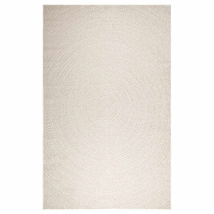 VidaXL tapis zizur crème intérieur et extérieur 200x290 cm aspect jute