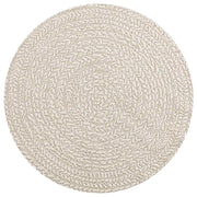 Vidaxl Rug Zizur Cream à l'intérieur et à l'extérieur Ø 90 cm Jute Look - afbeelding 3