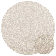 Vidaxl Rug Zizur Cream à l'intérieur et à l'extérieur Ø 120 cm de jute - afbeelding 1