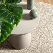 Vidaxl Rug Zizur Cream à l'intérieur et à l'extérieur Ø 120 cm de jute - afbeelding 2