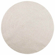 Vidaxl Rug Zizur Cream à l'intérieur et à l'extérieur Ø 160 cm Jute Look - afbeelding 3