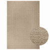 Vidaxl tapis zizur beige à l'intérieur et à l'extérieur de 200x290 cm de jute