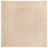 Vidaxl tapis zizur beige à l'intérieur et à l'extérieur de 240x240 cm - afbeelding 2