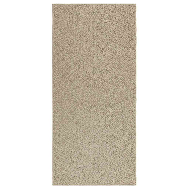 Vidaxl tapis zizur beige à l'intérieur et à l'extérieur de 100x200 cm de jute