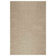 Vidaxl tapis zizur beige à l'intérieur et à l'extérieur de 160x230 cm de jute - afbeelding 2