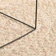 Vidaxl tapis zizur beige à l'intérieur et à l'extérieur Ø Ø 120 cm de jute de jute - afbeelding 2