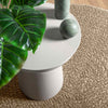 Vidaxl tapis zizur beige à l'intérieur et à l'extérieur Ø Ø 200 cm de jute