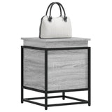 Boîte de rangement Vidaxl avec couvercle 40x40x51,5 cm en bois de bois de bois sonoma - afbeelding 1