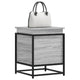 Boîte de rangement Vidaxl avec couvercle 40x40x51,5 cm en bois de bois de bois sonoma