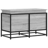 Boîte de rangement Vidaxl avec couvercle 80x40x51,5 cm en bois de bois de bois sonoma