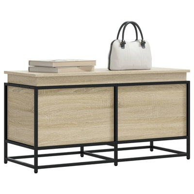 Boîte de rangement Vidaxl avec couvercle 100x40x51,5 cm en bois de bois de bois de bois