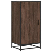 Rack à chaussures Vidaxl 48x38x97,5 cm en bois de bois de bois de chêne brun coloré - afbeelding 2